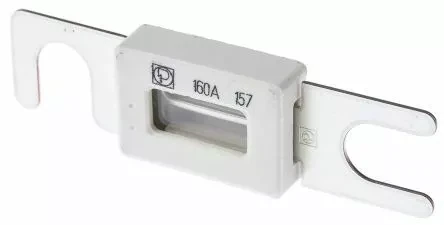 Littelfuse 157.5701.6161, 160A Grey, White Fuse Strips Car Fuse, 48V dc — Littelfuse