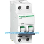 A9F44202 – SCHNEIDER ACTI9 IC60N 2P 2A C MINIATURE CIRCUIT BREAKER