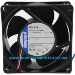 EBM-PAPST 3214J/2N-335 Axial Fan, 24 VDC, 6300 RPM — EBM-PAPST