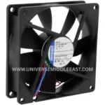 EBM-PAPST 3414N Axial Fan, 24 VDC, 2700 RPM, Ball Bearing