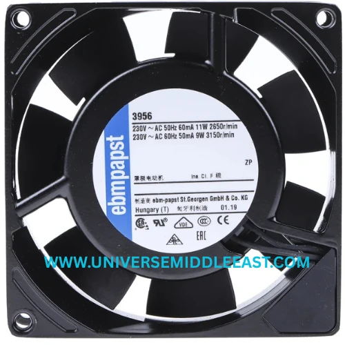 EBM-PAPST 3956 Axial Fan, 230 VAC, 2650 RPM — EBM-PAPST