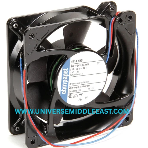 EBM-PAPST 4114NH5 Axial Fan, 24 VDC, 7500 RPM — EBM-PAPST