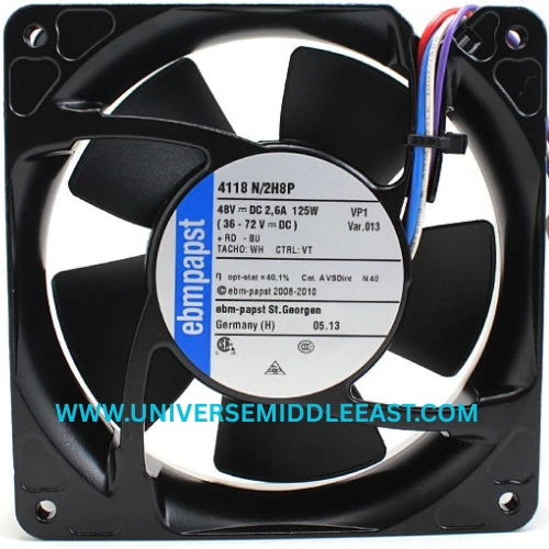EBM-PAPST 4118N/2H8P AXIAL FAN — EBM-PAPST
