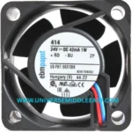 EBM-PAPST 414 Axial Fan, 24 VDC, 6000 RPM