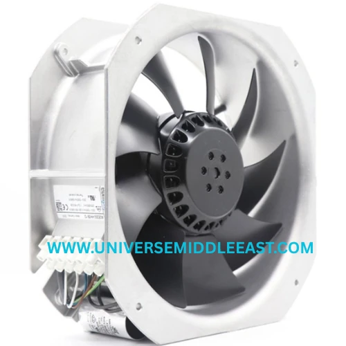 EBM-PAPST W2E200-HH38-12 AC Axial Fan, 230 VAC, 2650 RPM — EBM-PAPST