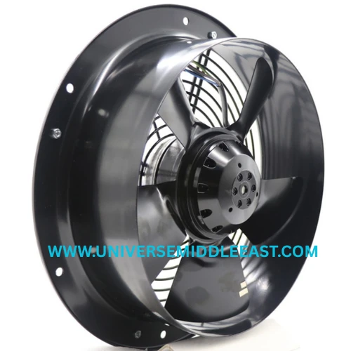 EBM-PAPST W2E250-CE65-01 Axial Fan, 230 VAC, 2550 RPM — EBM-PAPST