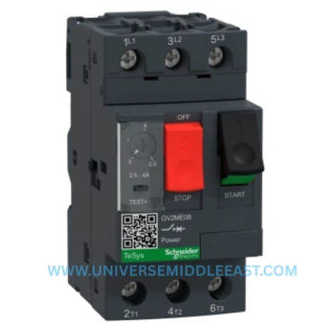 GV2ME08 – SCHNEIDER Motor circuit breaker, TeSys GV2 — SCHNEIDER