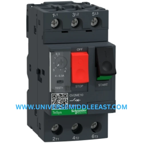GV2ME10 – SCHNEIDER MOTOR CIRCUIT BREAKER TeSys GV2, 3P, 4-6.3 A — SCHNEIDER