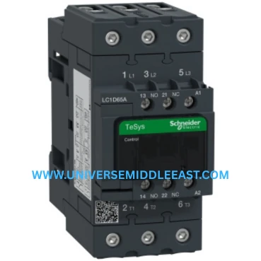 LC1D65AE7 – SCHNEIDER TeSys D contactor – 3P(3 NO) – AC-3 – <= 440 V 65 A – 48 V AC 50/60 Hz coil — SCHNEIDER