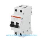 ABB S202-C2 Miniature Circuit Breaker, 2P 2A 2CDS252001R0024