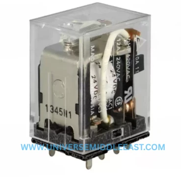 OMRON LY2 24VDC DPDT Power Relay, 10A, Plug-in — OMRON