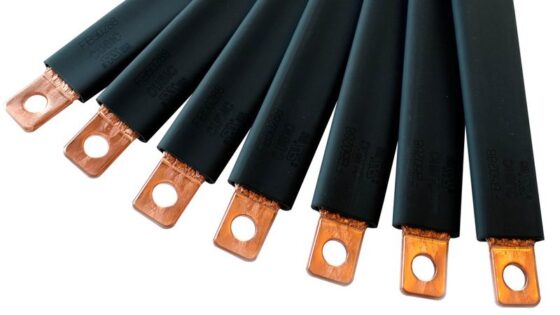 40MMX12MMX4MM Thk Copper Busbar with 8 MM Hole on Both Sides