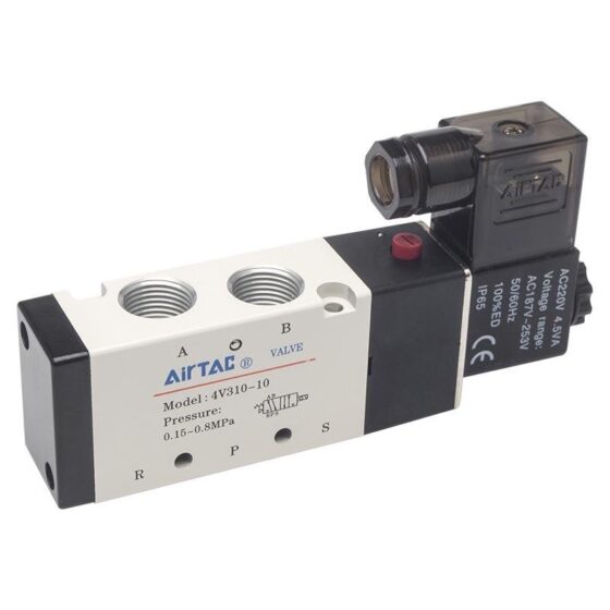 4V310-10 220VAC Pneumatic Solenoid Valve 3/8