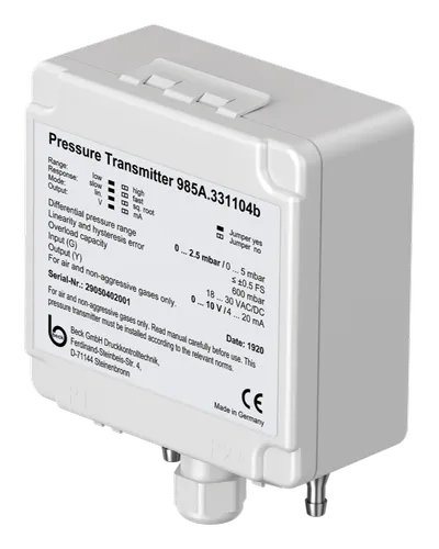 985A-353D14B Valve Control Box Differential Presure