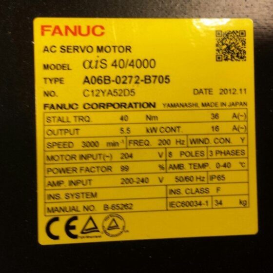A06B-0272-B705 Fanuc