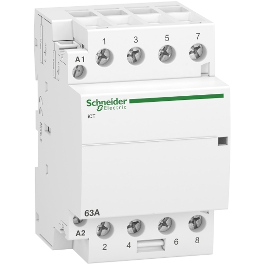 A9C20864 – Schneider Electric iCT 63A 4NO 220…240V 50Hz contactor — SCHNEIDER