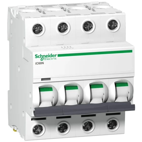 A9F44416 – Schneider Electric Acti9 iC60N 4P 16A C Miniature Circuit breaker — SCHNEIDER
