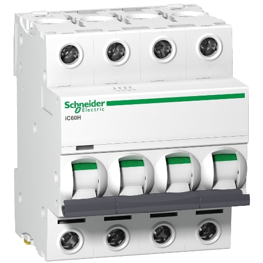 A9F54425 – Schneider Electric Acti 9 iC60H MCB Circuit Breaker – 4 Pole 25A C curve — SCHNEIDER