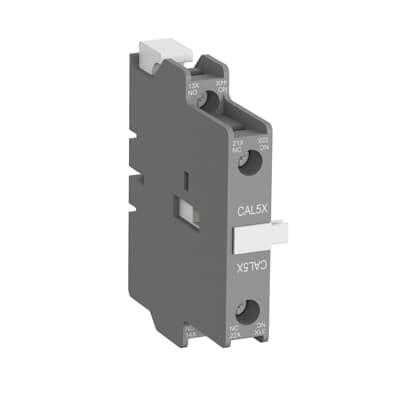 ABB CAL5X-11 1SBN019020R1011 – CAL5X-11 is a 2-pole side mounted auxiliary contact block equipped with screw terminals and… — ABB