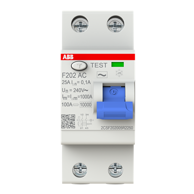 ABB F202 AC-25/0.1 IEC 2CSF202005R2250 — ABB