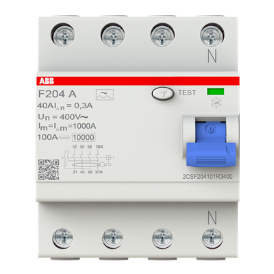 ABB F204 A-40/0.3 2CSF204101R3400 – Residual Circuit Breaker — ABB