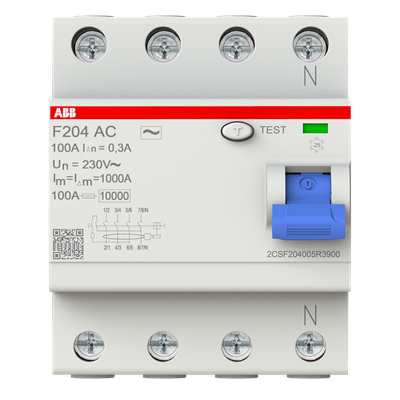 ABB F204 AC-100/0.3 IEC 2CSF204005R3900 – Circuit Breaker — ABB