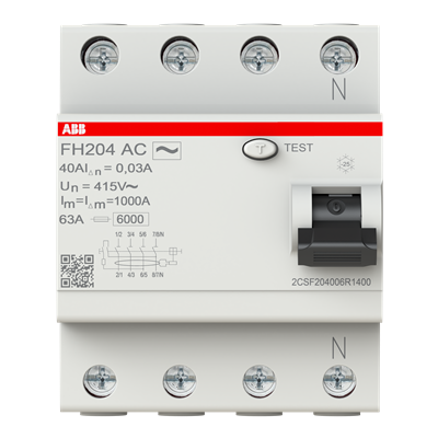 ABB FH204 AC-40/0.03 2CSF204006R1400 – RCCB PN — ABB