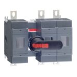 ABB OS400D12P 1SCA022753R3800 – Switch Fuses,Front Operated,3-pole,12 (Between the Poles),DIN,0,1,2,Handle and shaft…