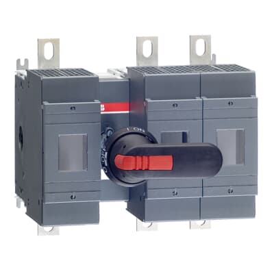 ABB OS400D12P 1SCA022753R3800 – Switch Fuses,Front Operated,3-pole,12 (Between the Poles),DIN,0,1,2,Handle and shaft… — ABB