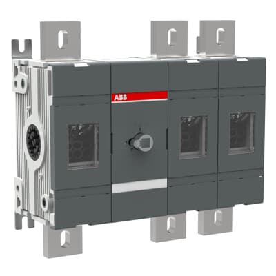 ABB OT1000E12 1SCA101547R1001 – 3-pole, front operated, base mounted switch-diconnector, handle and shaft are not included… — ABB