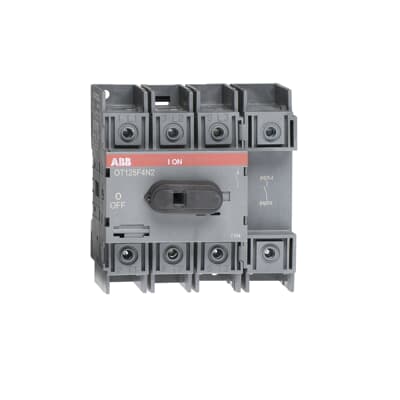 ABB OT125F4N2 1SCA105051R1001 – 4-pole, front operated, base mounted, DIN-rail mountable switch-diconnector / non-fusible… — ABB
