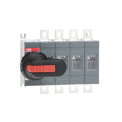 ABB OT200E04P 1SCA022713R4930 – 4-pole, front operated, base mounted switch-diconnector with black IP65 handle and shaft… — ABB