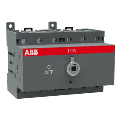 ABB OT63F6 – 6-pole, front operated, base mounted, DIN-rail mountable switch-diconnector / non-fusible diconnect switch wit — ABB
