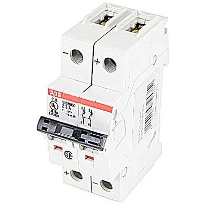 ABB S202UDC-Z3 Mcb, 3A 2POLE, 125VDC — ABB