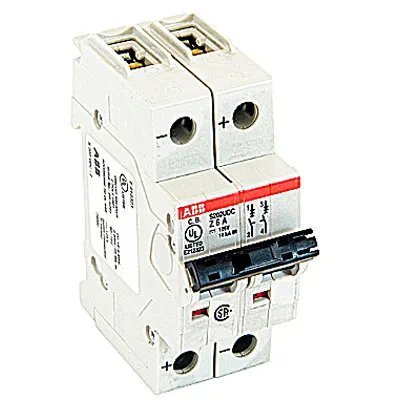 ABB S202UDC-Z6 Mcb, 6A 2 Pole 125VDC — ABB