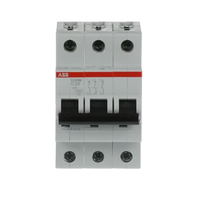 ABB S203M-C20 2CDS273001R0204 – System pro M compact S200M miniature circuit breakers are current limiting — ABB