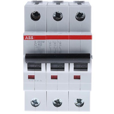ABB S203M-C40 Circuit Breaker — ABB
