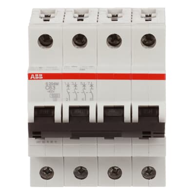 ABB S204M-C63 2CDS274001R0634 – System pro M compact S200M miniature circuit breakers are current limiting — ABB