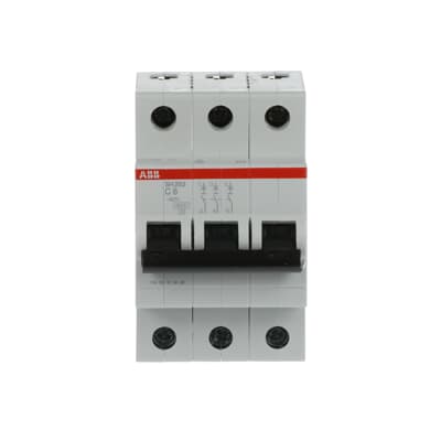 ABB SH203-C6 2CDS213001R0064 – Compact Home SH200 miniature circuit breakers are current limiting — ABB