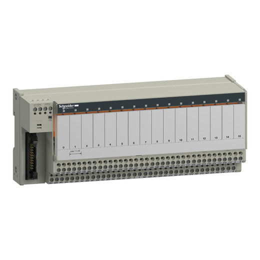 ABE7R16T230 – Schneider Electric Sub-base with plug-in electromechanical relay ABE7 – 16 channels – relay 10 mm — SCHNEIDER