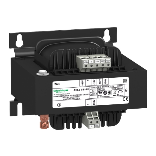 ABL6TS16U – Schneider Electric voltage transformer – 230..400 V – 1 x 230 V – 160 VA — SCHNEIDER