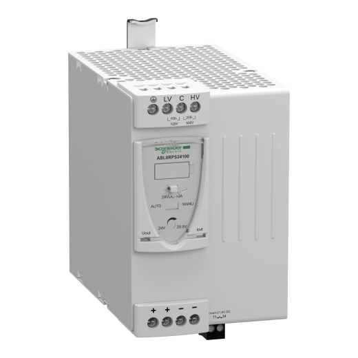 ABL8RPS24100 – Schneider Electric Regulated switch power supply, modicon power supply, 1 or 2 phase, 100 to 500V, 24V, 10A — SCHNEIDER