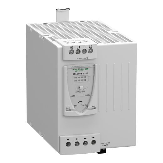 ABL8WPS24200 – Schneider Electric regulated SMPS – 3-phase – 380..500 V AC – 24 V – 20 A — SCHNEIDER
