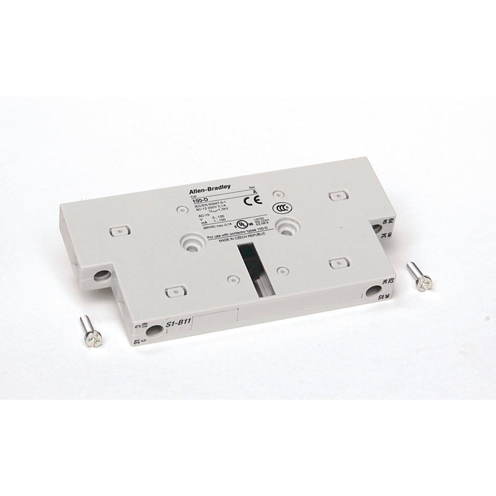 Allen-Bradley 100-DS1-B11 – Contactor Auxiliary Contact Block — ALLEN-BRADLEY