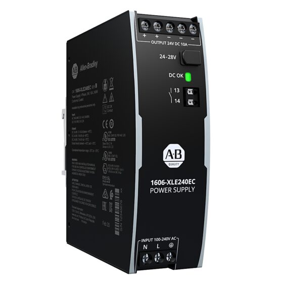 Allen-Bradley 1606-XLE240E – XLE Power Supply 240W 24VDC 10A — ALLEN-BRADLEY