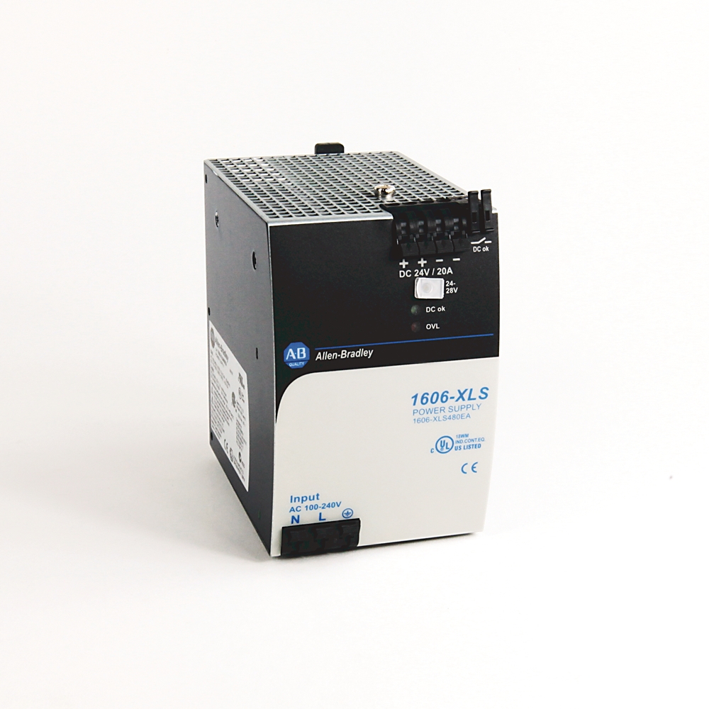 Allen-Bradley 1606-XLS480E – XLS Power Supply 480W 24VDC 20A — ALLEN-BRADLEY