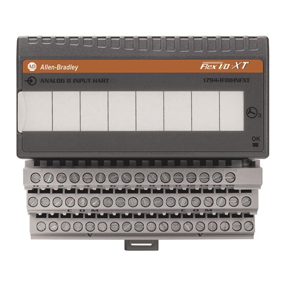 Allen-Bradley 1794-IE8XT – Flex XT 8 Point Analog Input Module — ALLEN-BRADLEY