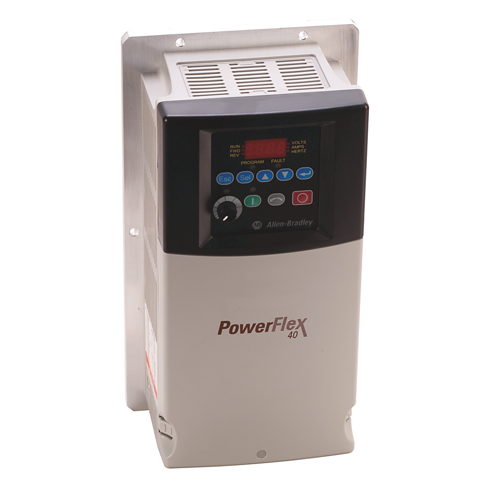 Allen-Bradley 22B-D017N104 – PowerFlex 40- 7.5 kW (10 HP) AC Drive — ALLEN-BRADLEY