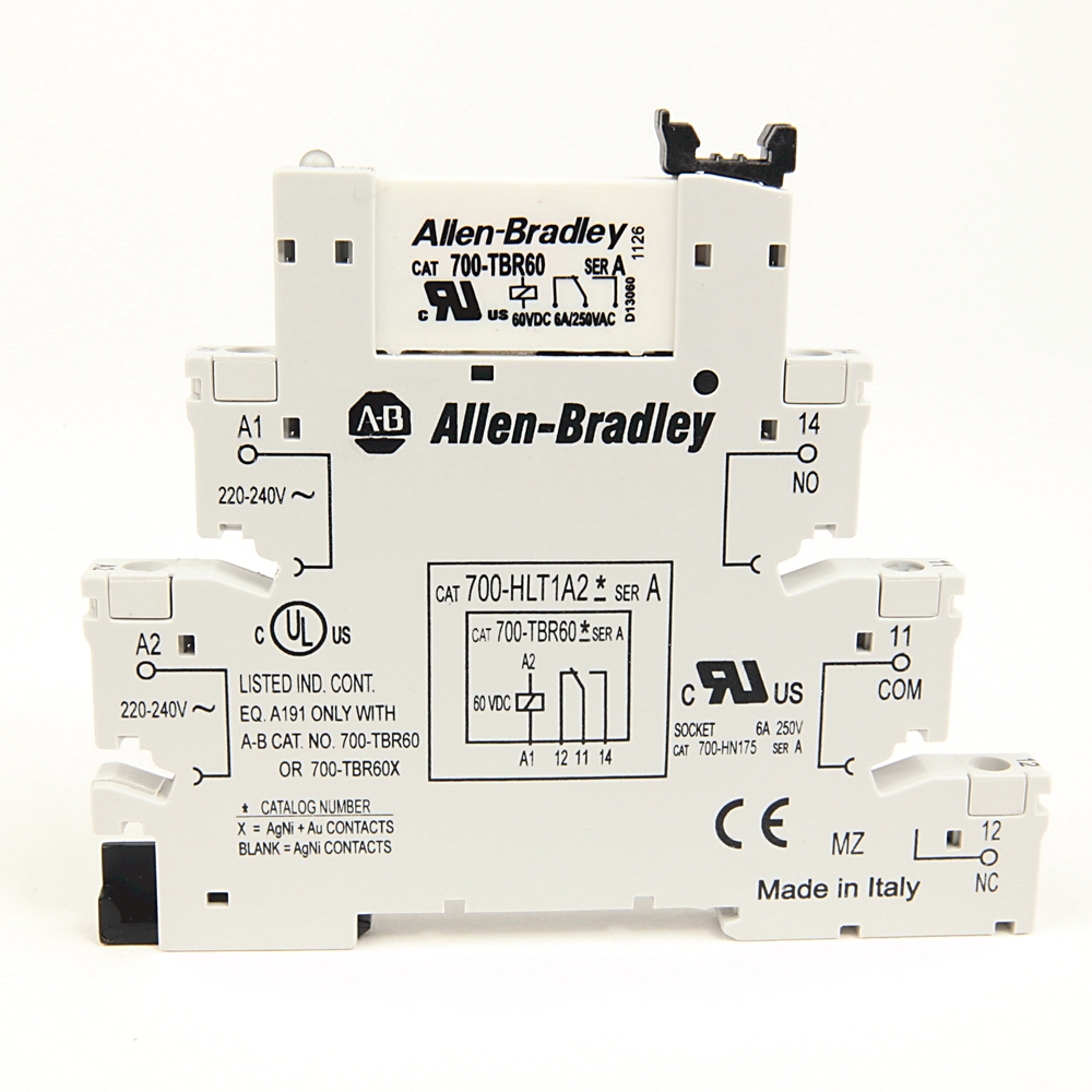 Allen-Bradley 700-HLT12Z24 – 24V DC GP Terminal Block Relay — ALLEN-BRADLEY