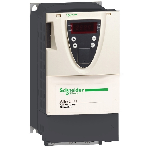 ATV71H075N4Z – Schneider Electric variable speed drive ATV71 – 0.75kW-1HP – 480V – EMC filter-w/o graphic terminal — SCHNEIDER